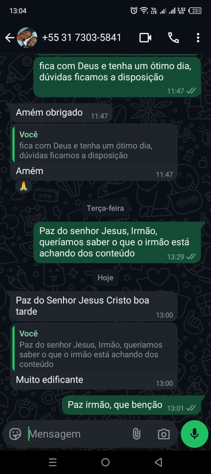 Depoimento WhatsApp 4